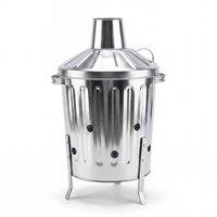 SPETLEK INCINERATOR FIRE BIN 15L in Silver