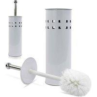 SPETLEK TOILET BRUSH & HOLDER SET WHITE