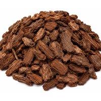 SPETLEK 20Litre Premium Bark Chips Garden Mulch Decorative Weed in Brown | Size: 100 cm
