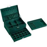 KORVIXA Jewellery Box Organizer Travel Portable Carry Earring in Green | Size: 900mm