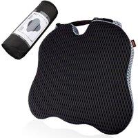 SPETLEK Memory Foam Car Seat Cushion in Black | Size: 100 cm x 190 cm