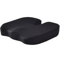 SPETLEK Premium Memory Foam Seat Cushion Comfort Pad for Home or Office Black | Size: 100 cm x 190 cm