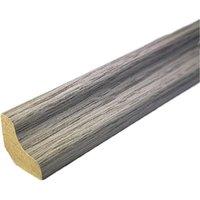 Vinyl Flooring UK Laminate & Wood Floor Scotia Beading 806 (2.4m Length) Pack of 5 in Grey