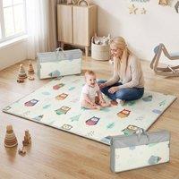 STILVORA Foldable Kids Playmat with Double-Sided Design | Size: 150 cm x 200 cm