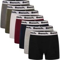 Bench Boy's 7 Pack Cotton Blend Boxer Shorts Assorted Colours Comfy Underwear | Size: 13 Years