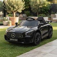 Alivio 12V Mercedes AMG GTR Kids Ride On Car with Remote Control in Black
