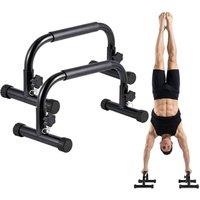 FLAVORA Black Parallettes Bars Push Up Stands Bars | Size: 0-12 m