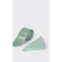 Burton Men's Sage Tie & Pocket Square Set