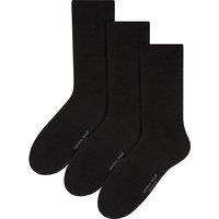 Steven Men's 3 Pairs Warm Merino Wool Socks in Black | Size: 9-11