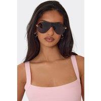EGO Women's Oversized Sunglasses in Black
