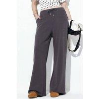 Busem Women's Ribbed Drawstring Waist Pants in Charcoal | Size: Large