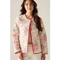 Regatta Women's Cath Kidston Quilted Jacket in Cream | Size: 12