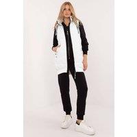 Love Lace Women's Quilted Insulated Puffer Vest with Detachable Hood in White | Size: Medium