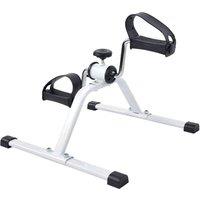 KORVIXA Mini Portable Pedal Exercise in White | Size: 0-1 m