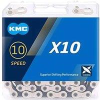 NESTLUNE 10 Speed Chain X10 Silver 116 Link Stretch-proof MTB | Size: 0-18 m