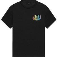 Amiri Men's Xo Beverly Hills Short Sleeve Crew T-shirt in Black | Size: XL