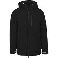 Plein Sport Men's Padded Small Circular Logo Branded Black Jacket | Size: Large