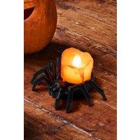 Living and Home 12Pcs Halloween LED Spider Candle Lights Ornaments for Party Dcor & Themed Displays in Orange