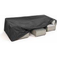 Furnishings For Less UK Waterproof Garden Rain Patio Cover 3m x 1.5m Furniture Protector in Black