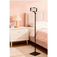 Living and Home Adjustable Tablet & Phone Floor Stand in Black