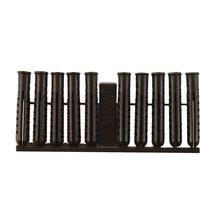 JCP CONSTRUCTION PRODUCTS Jcp Premium Plastic Plugs Brown - 7.0 x 37mm - Box of 1000