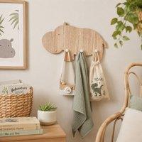 Marco Paul Baby Hippo With Hooks in Light Brown | Size: 296mm x 253mm