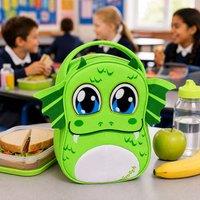 simpa Smash Boggle Monster Insulated Lunch Bag in Green