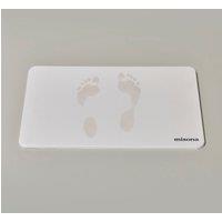 Misona Diatomite Stone Bath Mat 39 x 60cm in Off-White | Size: 39 x 60 cm