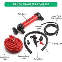 SPETLEK Hand Transfer Siphon Pump Air Pump for Fuel Oil Water Diesel in Red | Size: 1000mm x 400mm