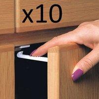 SPETLEK Proof Safety Catch Cabinet Cupboard Door Drawer Lock in White | Size: 1000mm x 400mm
