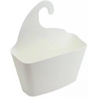 SPETLEK Bathroom Storage Caddy Basket W/ Self-Draining White | Size: Large