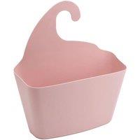 SPETLEK Bathroom Storage Caddy Basket W/ Self-Draining Pink | Size: Large