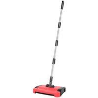 KORVIXA Manual Carpet Sweeper Floor Brush in Red | Size: 100 cm x 100 cm