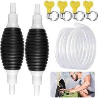 SPETLEK 2x Hand Siphon Pump in Black