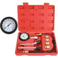 NESTLUNE 8PCS Petrol Engine Compression Tester Kit Fuel Cylinder Pressure in Red | Size: 10000mm x 520mm