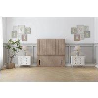 Sloomy Kansas Naples 54 Floor Standing Headboard in Light Brown | Size: Small Double