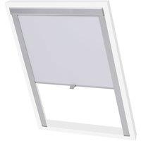 Berkfield Home Blackout Roller Blind White SK06