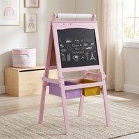 STILVORA 3-in-1 Easel with Storage Baskets in Pink