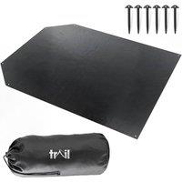Trail Outdoor Leisure Trail Tent Footprint Groundsheet Protector Universal 470x350cm in Black | Size: 470x350 cm