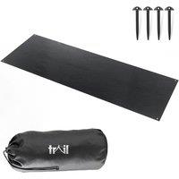 Trail Outdoor Leisure Trail Tent Footprint Groundsheet Protector Universal 690x230cm in Black | Size: 690x230 cm
