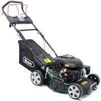 Webb Classic 46cm Self Propelled Electric Start Petrol Rotary Lawnmower in Green | Size: 1 Pack