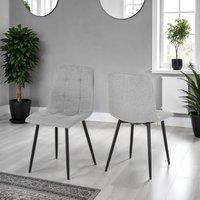 Seconique Fenton Chair (Box of 2) in Light Grey
