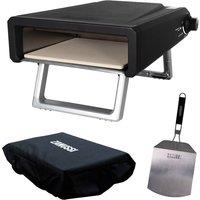 Zanussi Outdoor Portable 12" Gas Fuelled Pizza Oven ZGPO1PC in Black