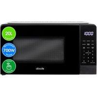Abode Touch Control Digital Microwave 20L with 10 Power Levels AMT2012S/01 in Black