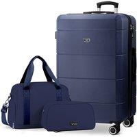 Lugg Jetset 3-Piece Travel Set - 28inch Suitcase, Duffel Bag & Toiletry Bag in Midnight
