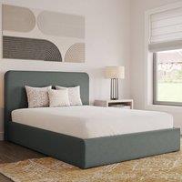 Snuggle Beds Holden Ottoman Bed in Olive | Size: Double