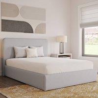 Snuggle Beds Holden Ottoman Bed in Light Grey | Size: Double
