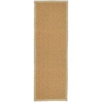 mysmartbuy Herringbone Coir Rug in Natural 122x66cm, Natural Fibre, Latex Backed | Size: 100 x 150 cm