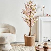 Wyld and Coco Artificial Cherry Blossom Tree 150 cm Pink Flowers in Light Pink