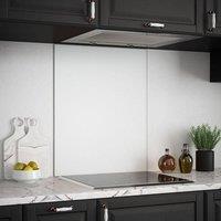 Splashback Ice White Toughened Glass Indoor Kitchen s 600 x 750 x 6 mm